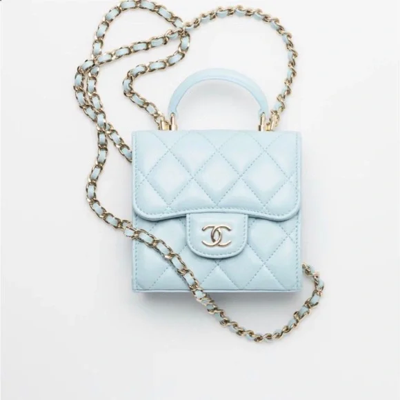 ショルダーバッグ・ポシェット × ヴィンテージ(中古) Chanel Top Handle Mini Chain Crossbody Bag CHANEL | Bags | Chanel 22p Mini Classic Flap Top Handle